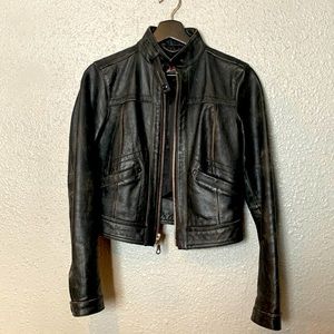 GAP Limited Edition 1969 Vintage Leather Moto Jacket